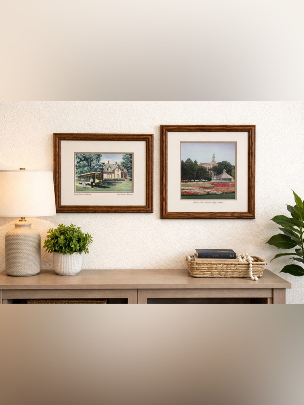 Fort Collins Nostalgia: Framed Avery House & Flower Trial Garden at CSU